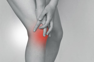 子宮筋腫による膝の痛み